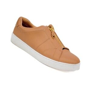 Vionic Splendid Ellis Sneakers Tan Leather Women's Size 7 - Neutral